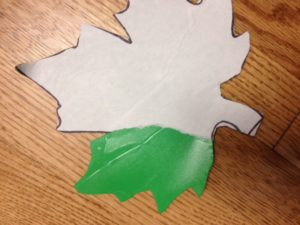 Peel back leaf