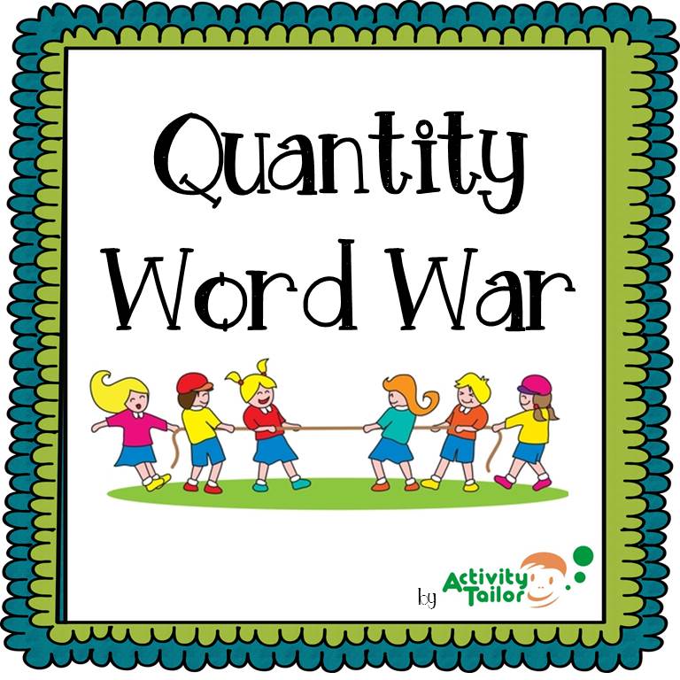 Quantity Word War Activity Tailor quantity-word-war-activity-tailor