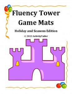 Fluency Tower Game Mats Holiday cover