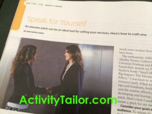 Speak for Yourself article photo copy