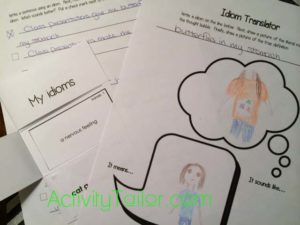 idioms generic worksheets copy