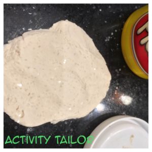 snow play dough