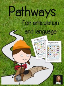 Pathways for articulation and language:  Fun games to address a variety of articulation and language goals