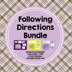 Following Directions Bundle