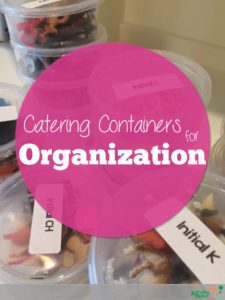 Catering Containers for Organization