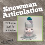 snowman articulation craft cover