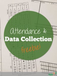 Attendance and Data Collection Freebie 2017-18