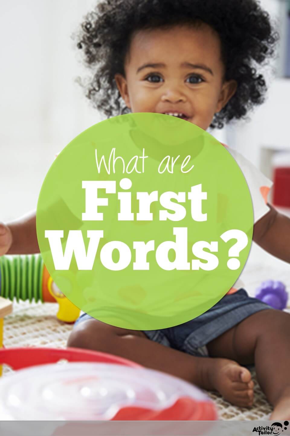 cute child saying first word