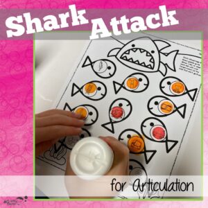 Articulation worksheet with phonemic awareness tasks