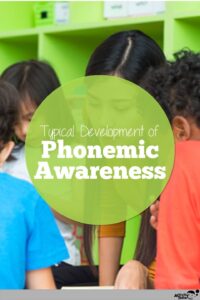 teacher working on phonemic awareness skills