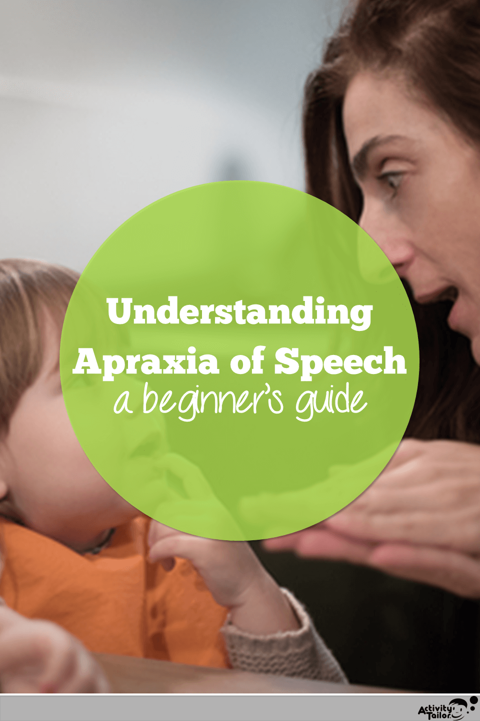 SLP working with child with apraxia